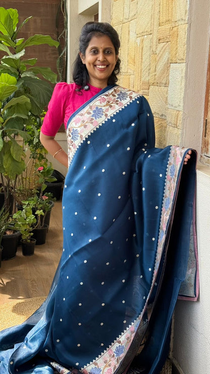 Tissue Floral Embroidered