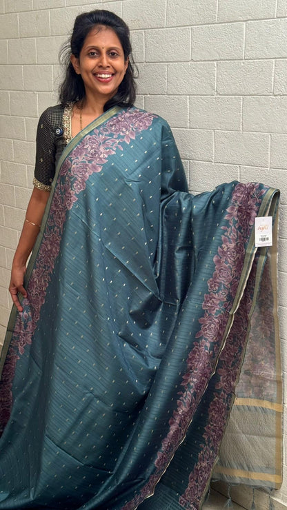 Semi Tussar Saree