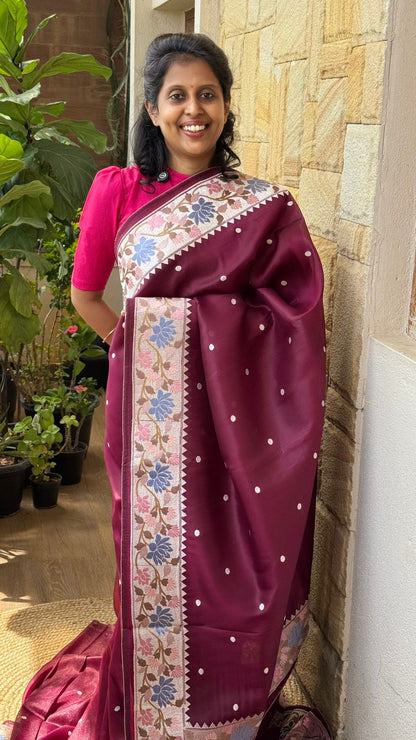 Tissue Floral Embroidered
