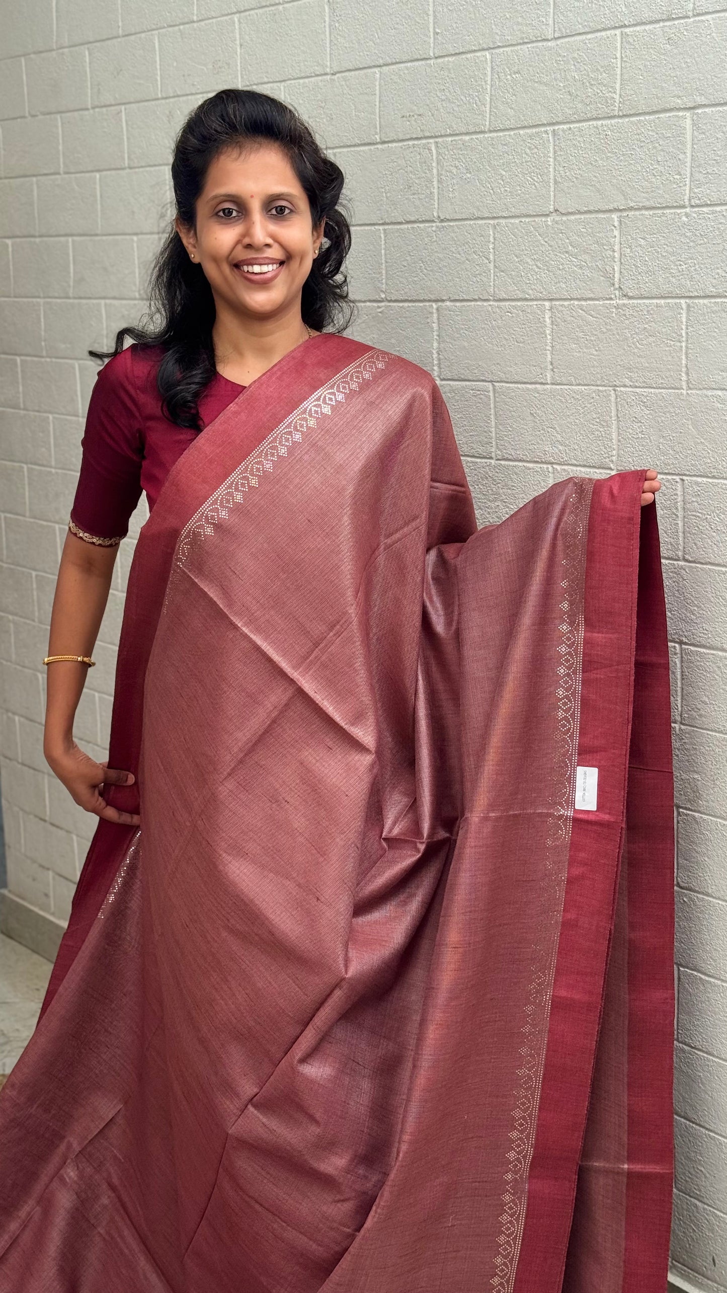 Tussar Silver Print