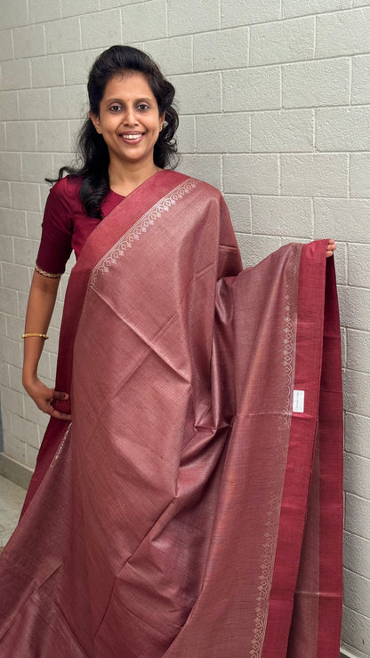 Tussar Silver Print