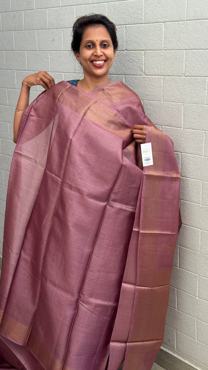 Pure Staple Tussar Saree