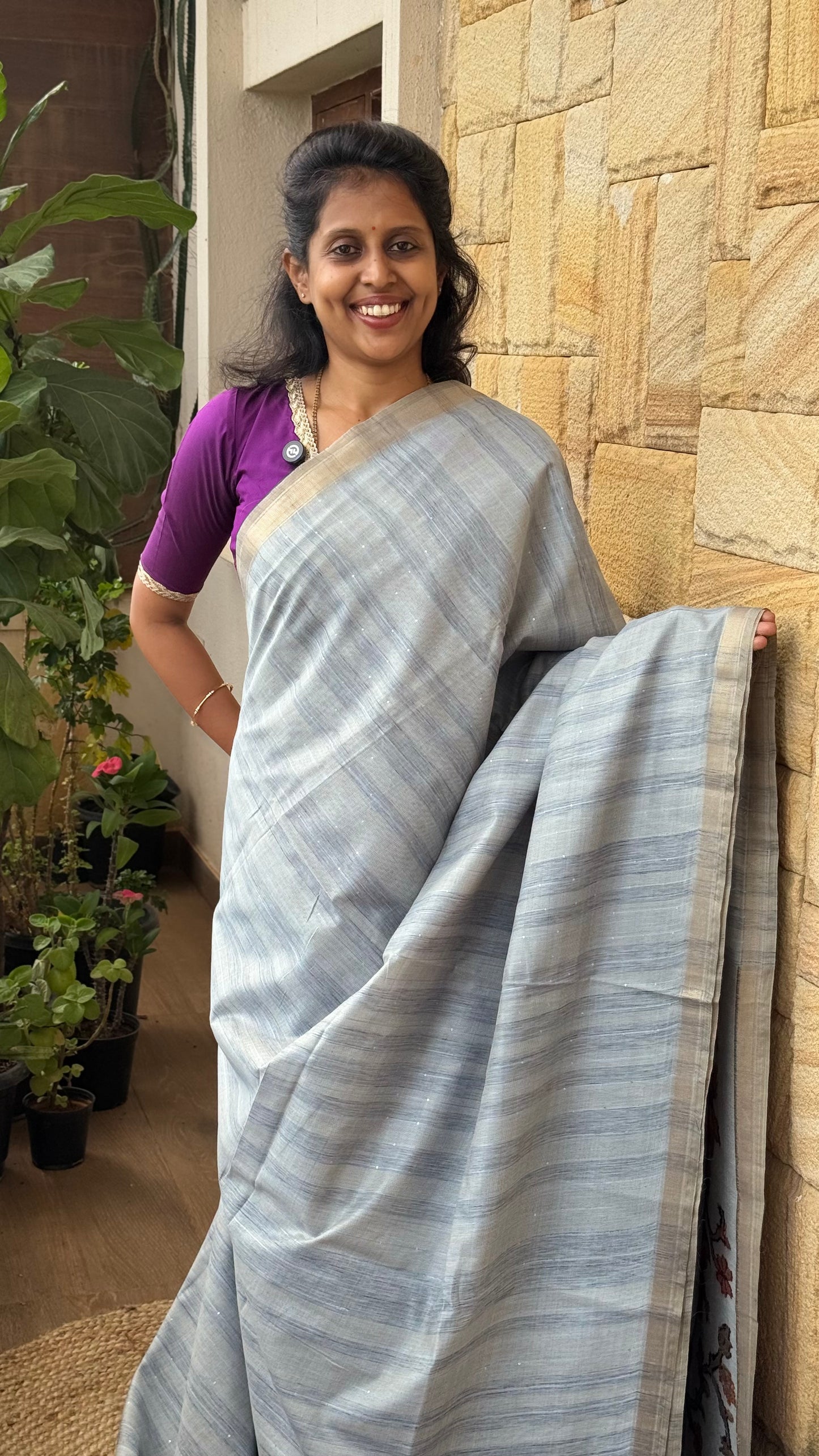 Jamdani Paithani Saree