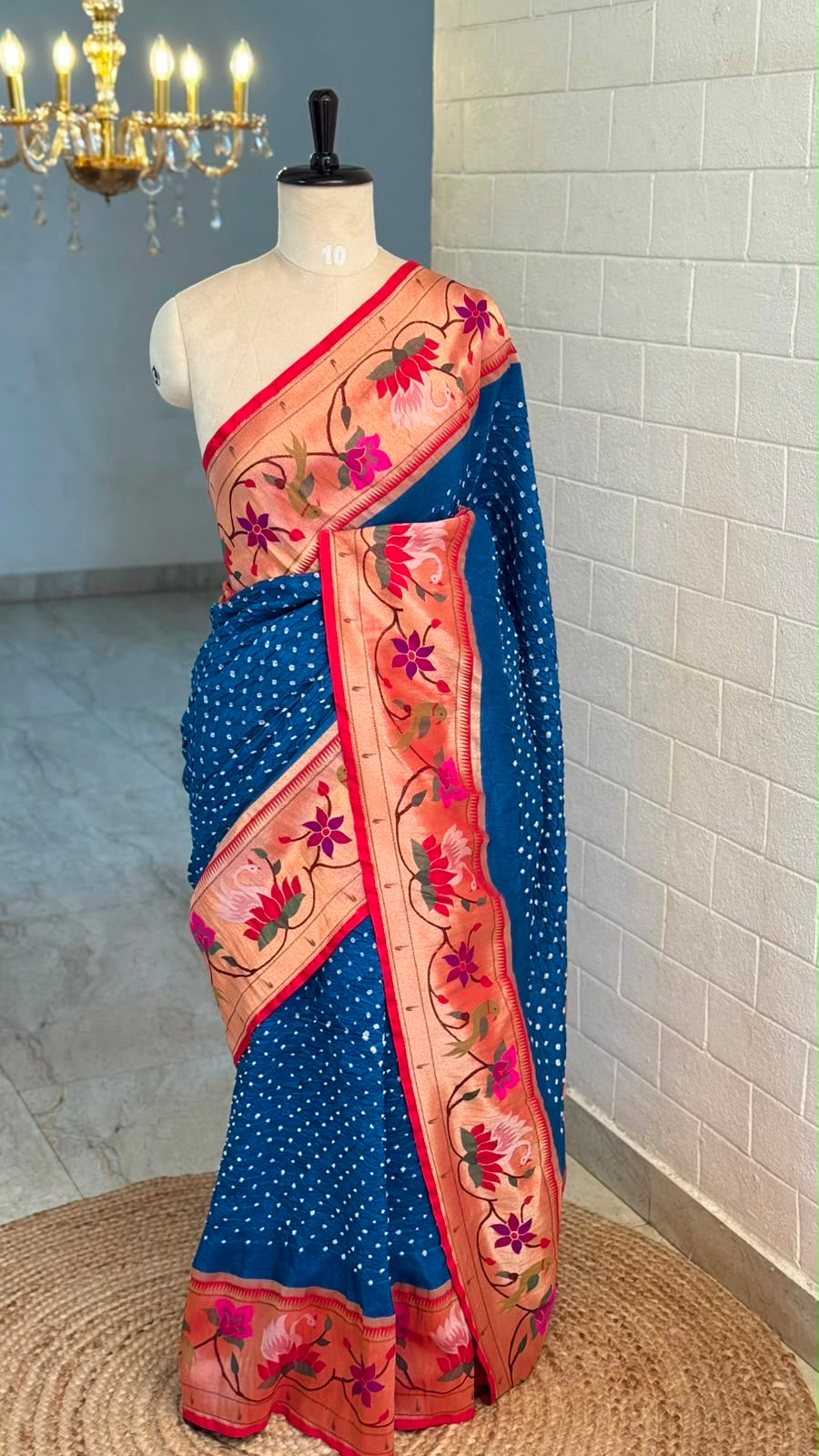 Bandhini Paithani Saree