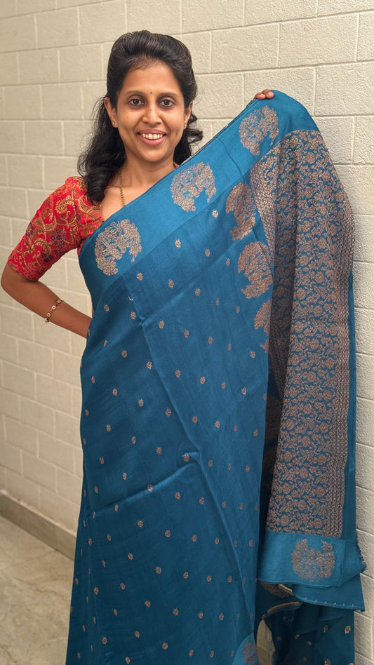 Moonga Tussar Antique