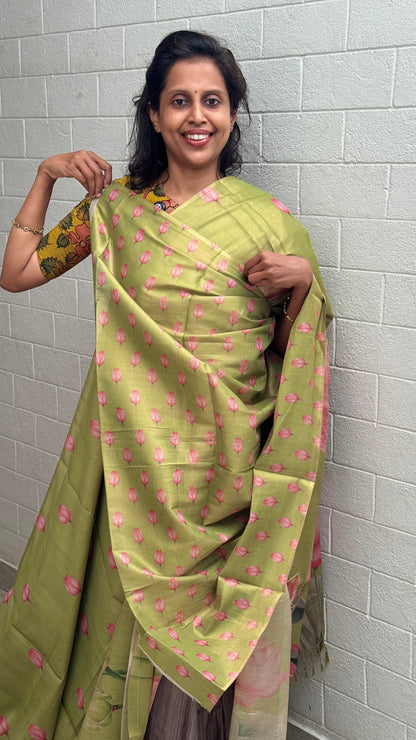 Linen Tissue Saree