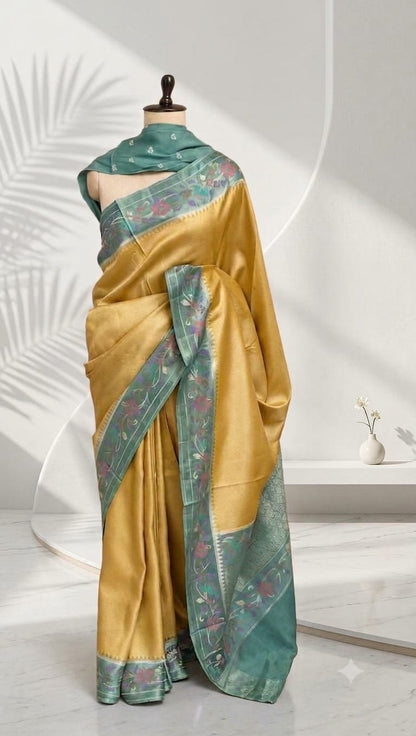 Blended Tissue Brocade Saree