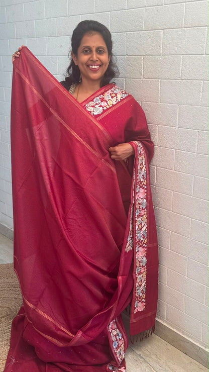 Blended Tussar Parsi Gara