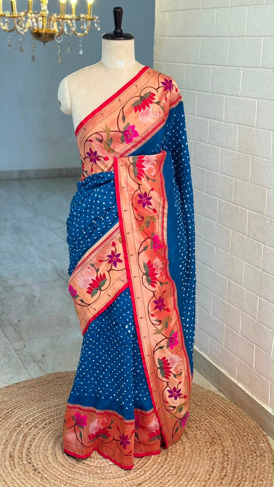 Bandhini Paithani Saree