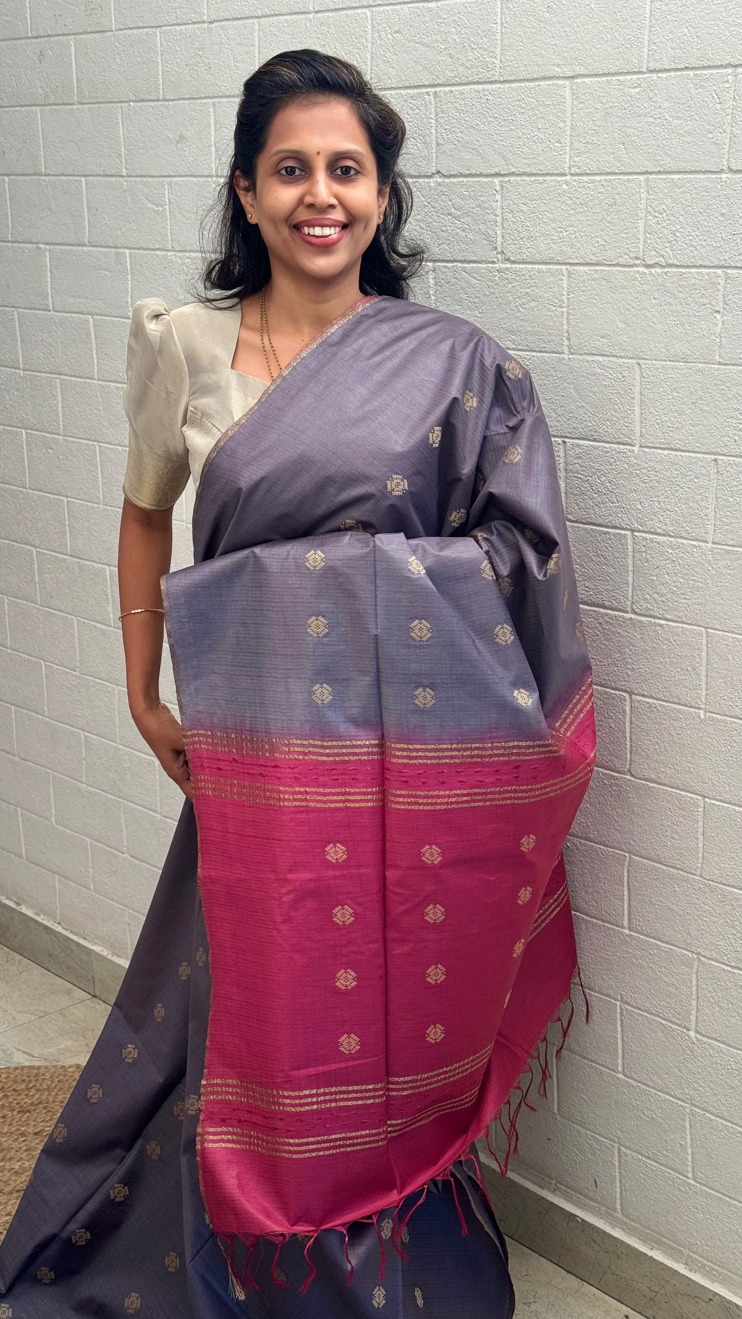 Chanderi Butta Saree