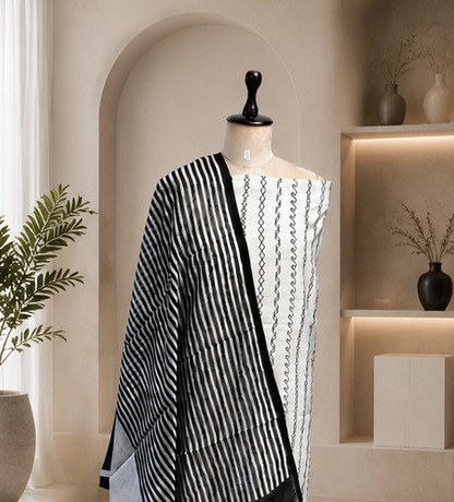Mul Silk Unstitched Suit