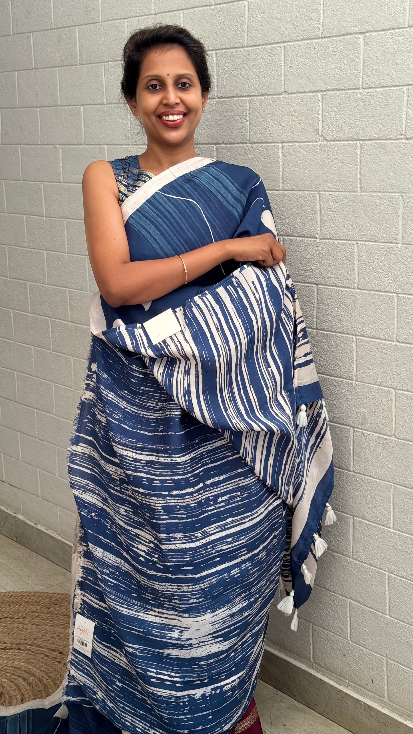 Pure Modal Contemporary Saree