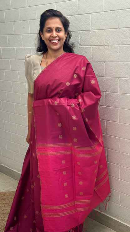 Chanderi Butta Saree