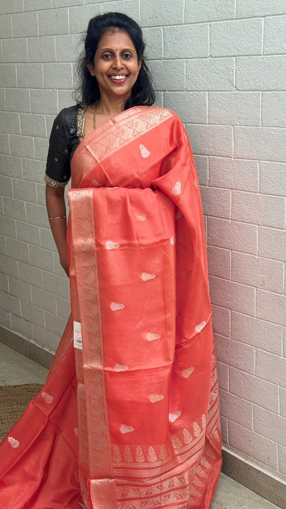 Organza Banaras Saree