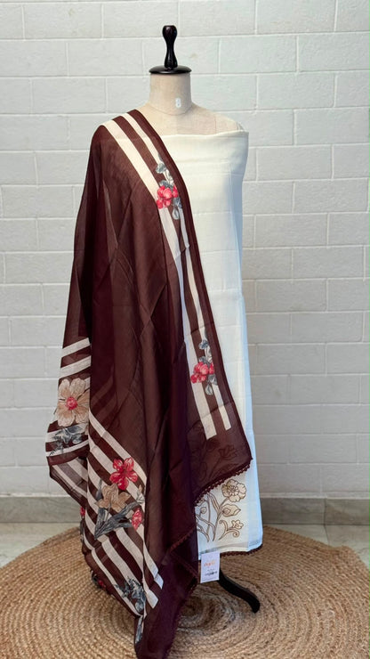 Mul Silk Unstitched Suit