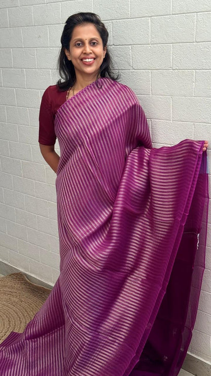 Pure Kora Banaras Saree