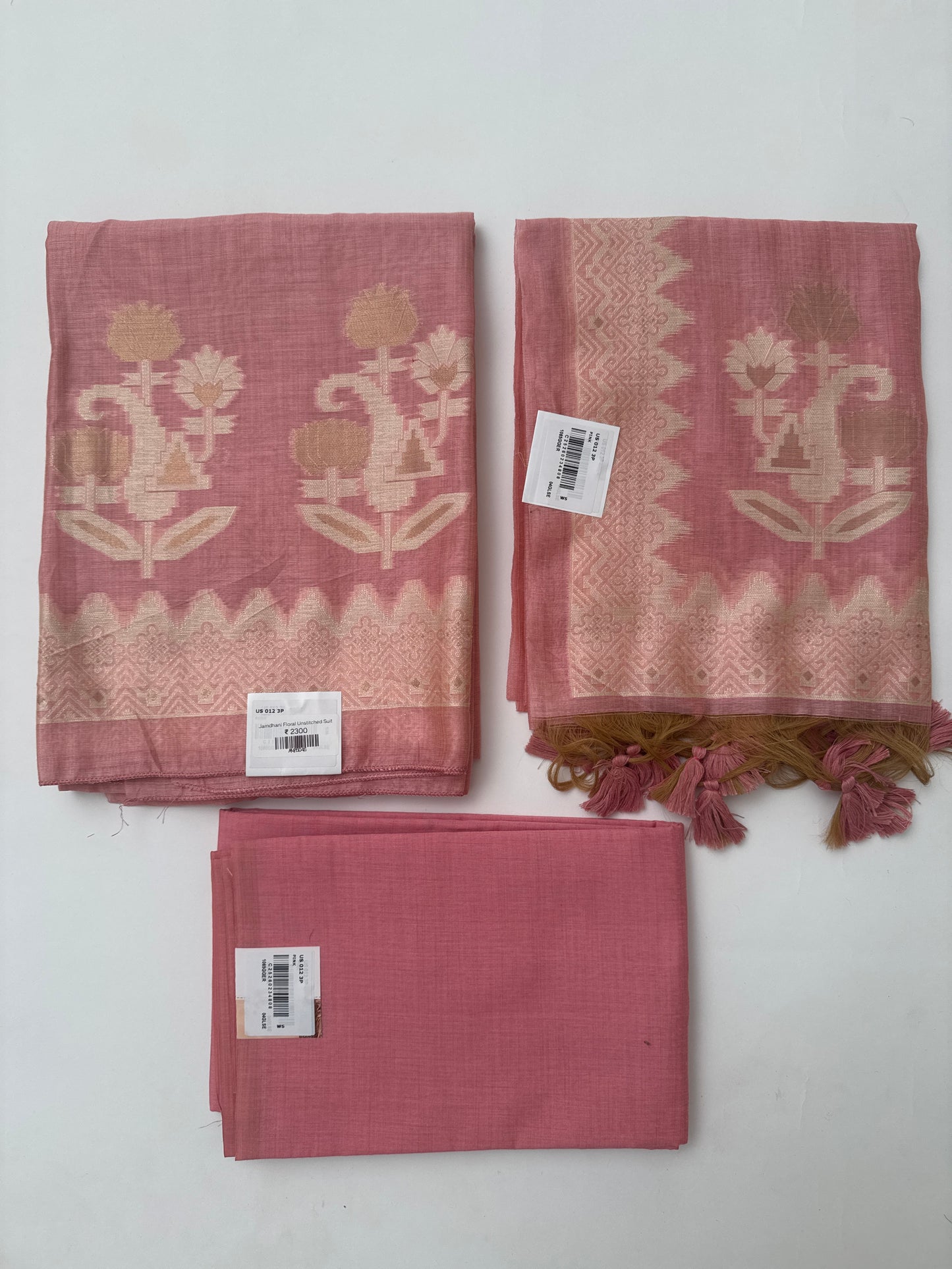 Jamdhani Floral Unstitched Suit