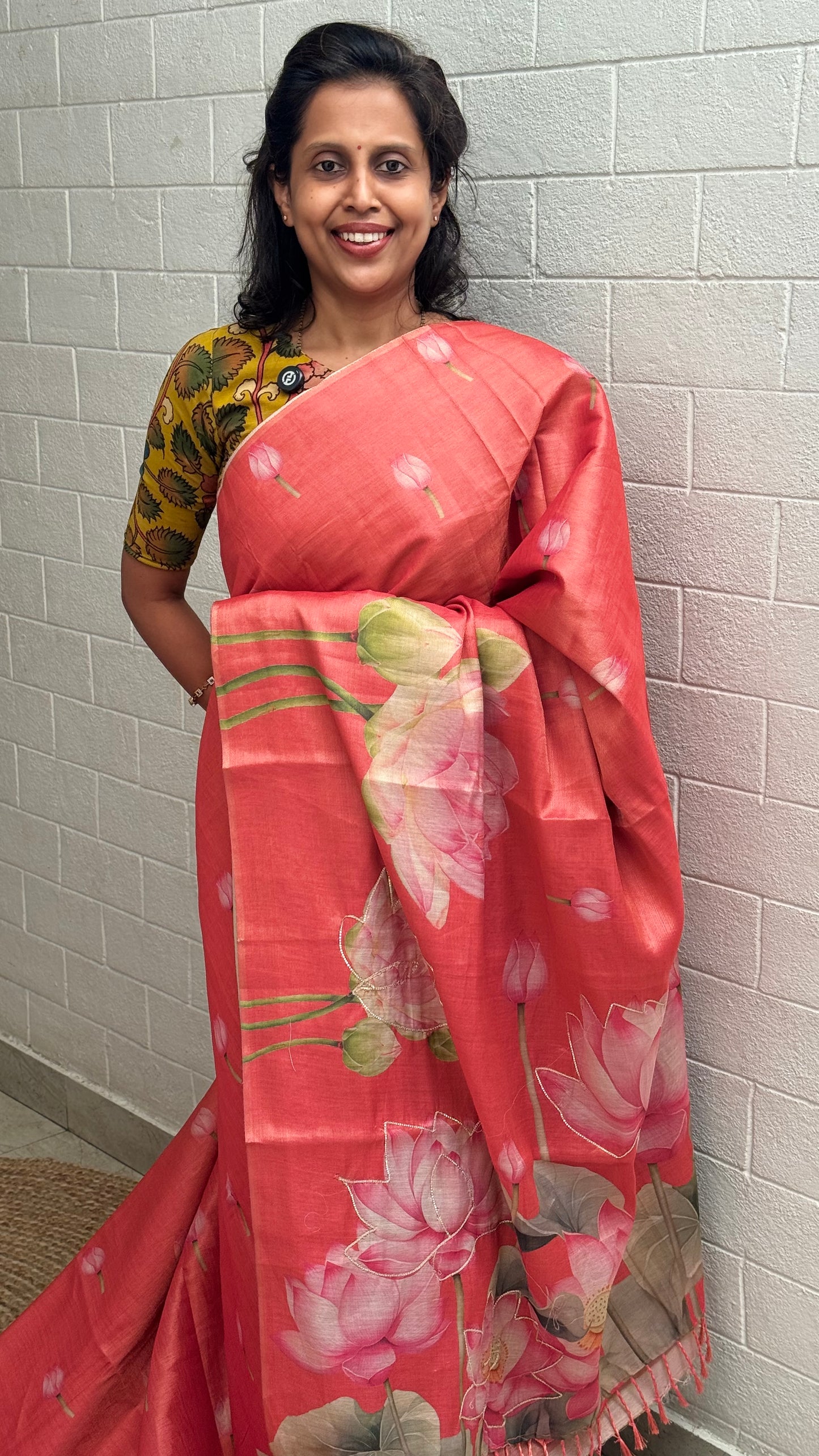 Linen Tissue Saree