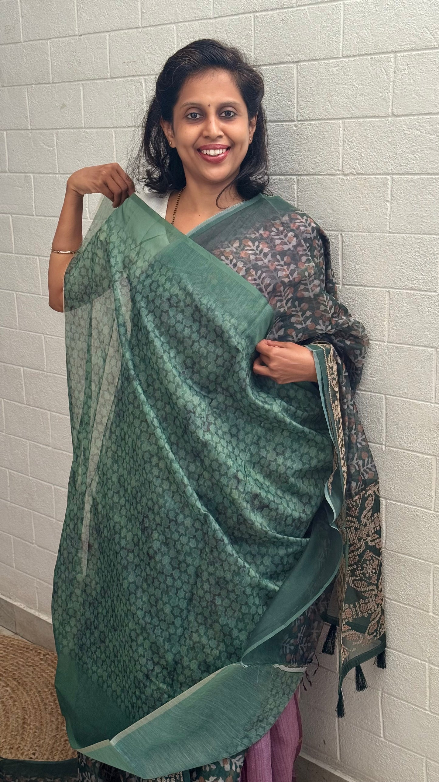 Organza Embroidery Saree