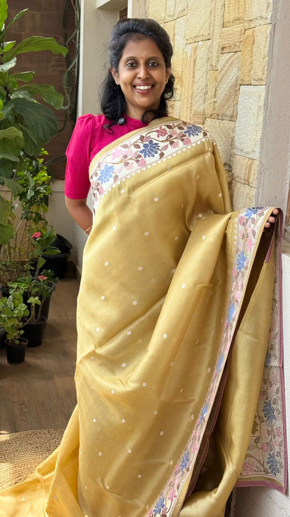 Tissue Floral Embroidered