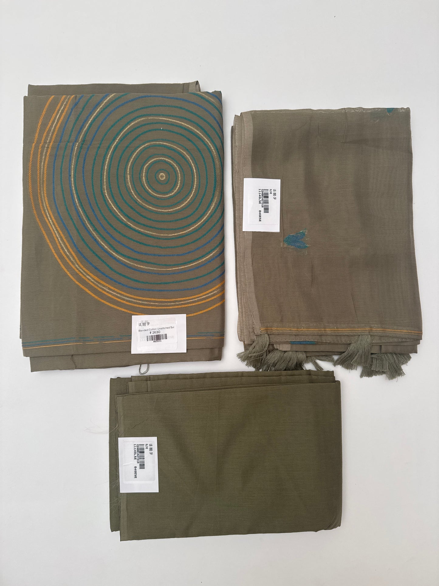 Blended Cotton Unstitched Suit