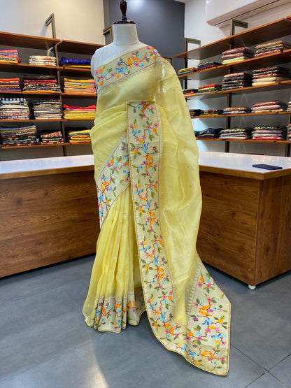 Pure Organza Paithani Saree