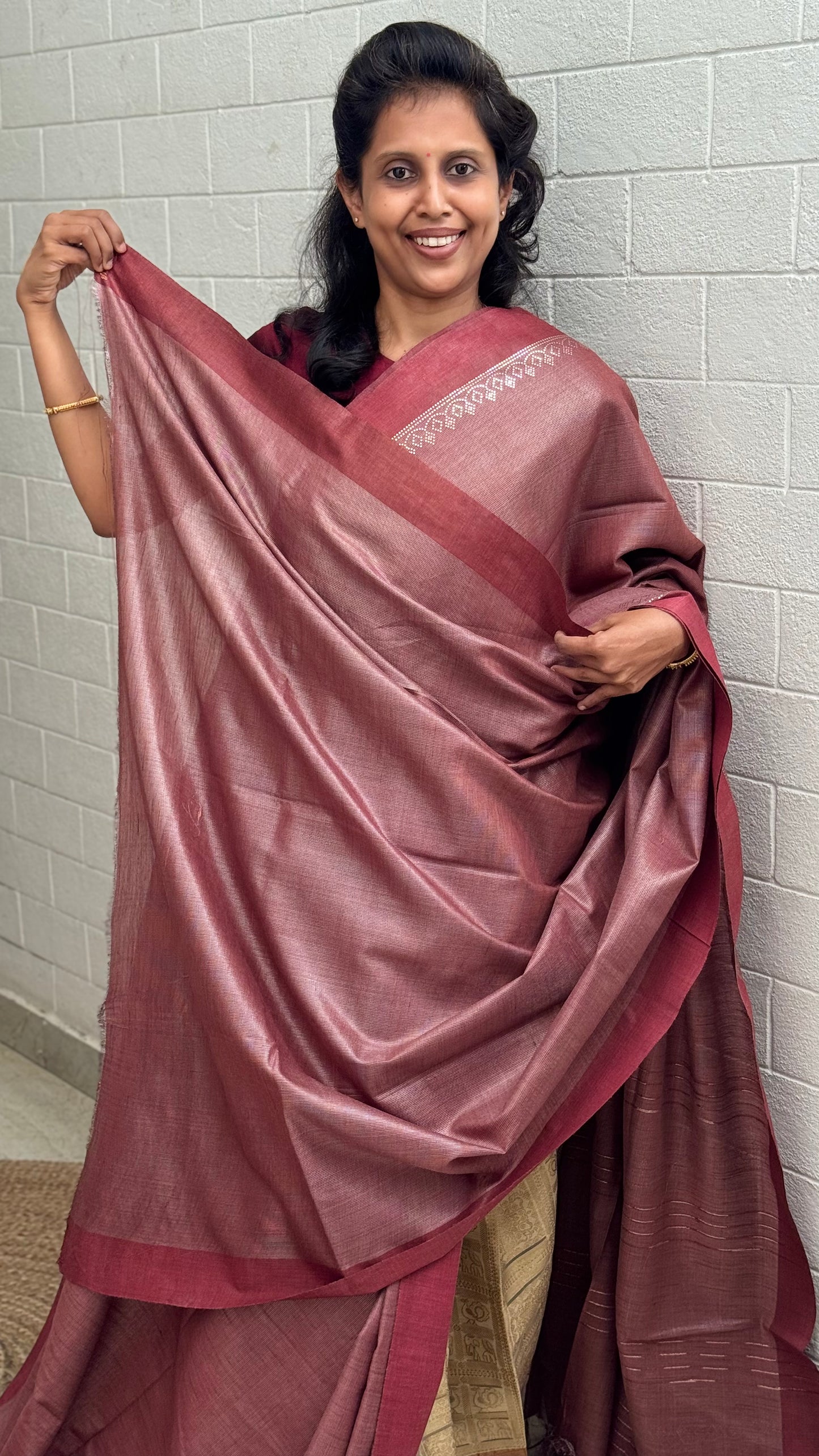 Tussar Silver Print