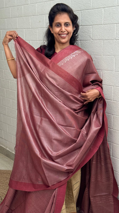 Tussar Silver Print