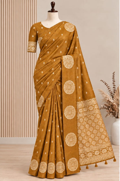 Blended Raw Mango Saree