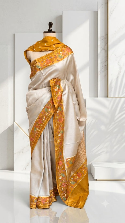 Blended Tissue Brocade Saree