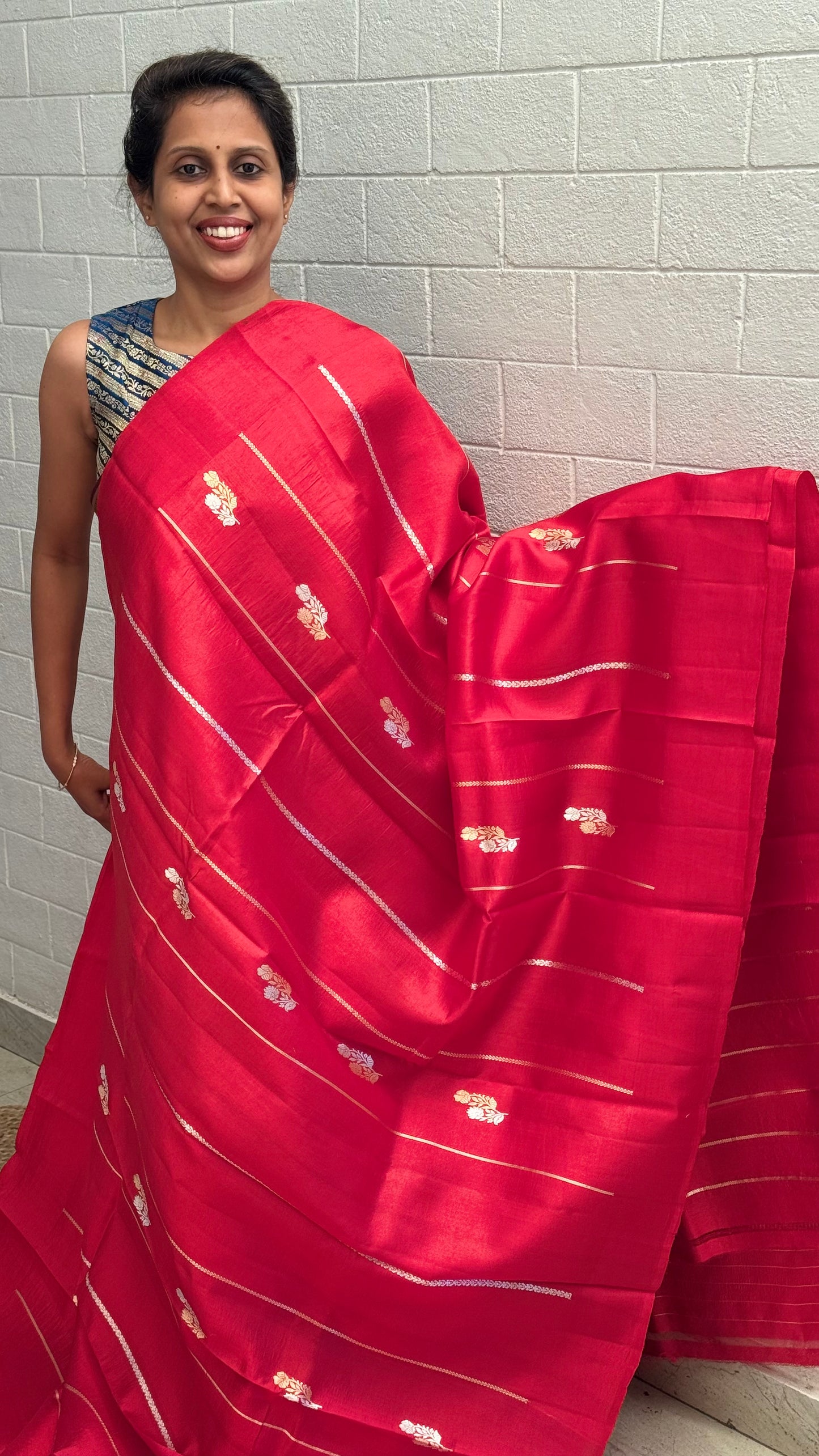 Pure Raw Mango Khatan Silk Saree