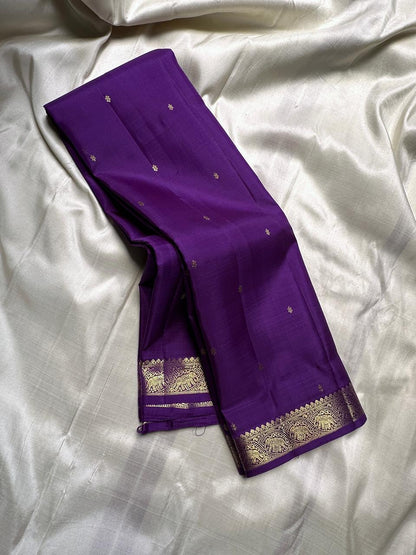 Purple Basic Kanjivaram
