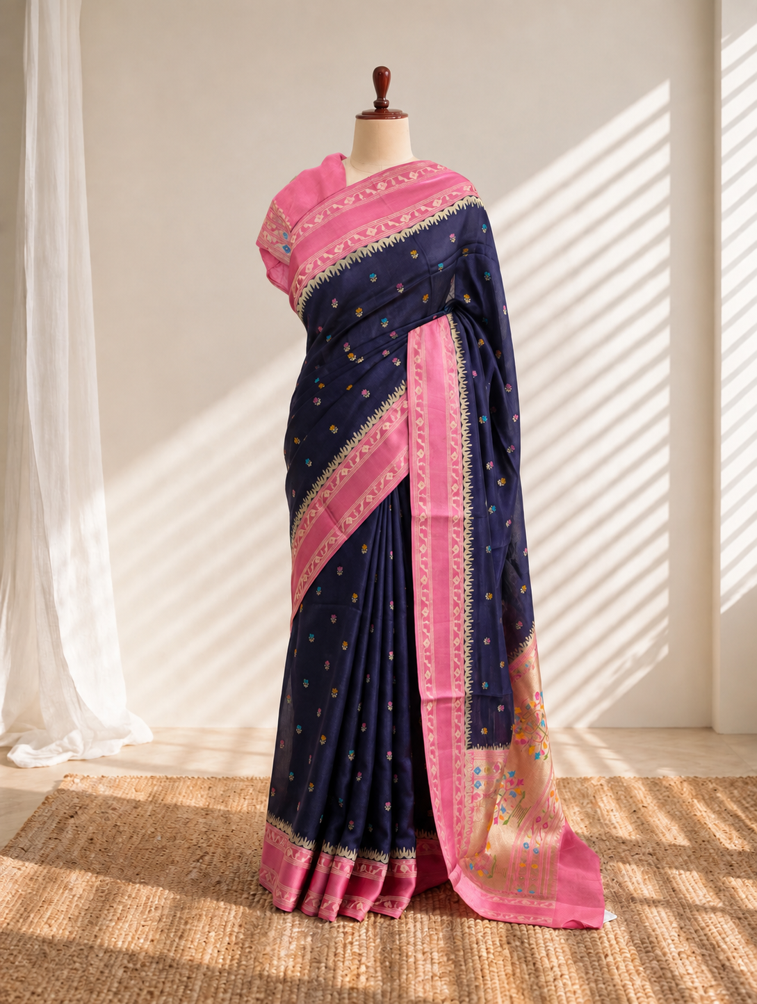 Kosa Silk Paithani Saree