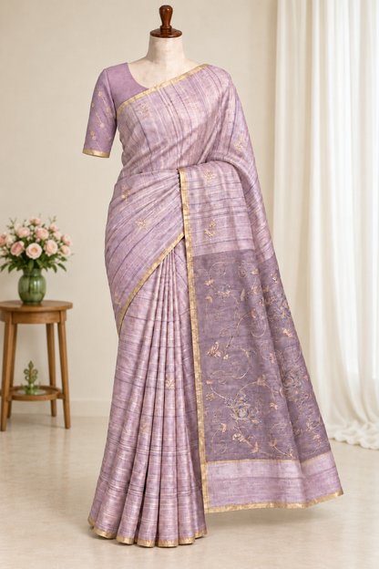 Giccha Gottapatti Embellished Saree