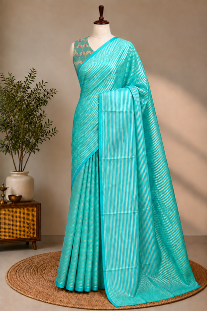 Pure Kora Banaras Saree
