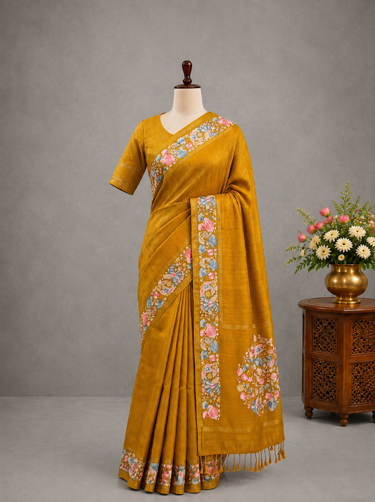 Blended Tussar Parsi Gara