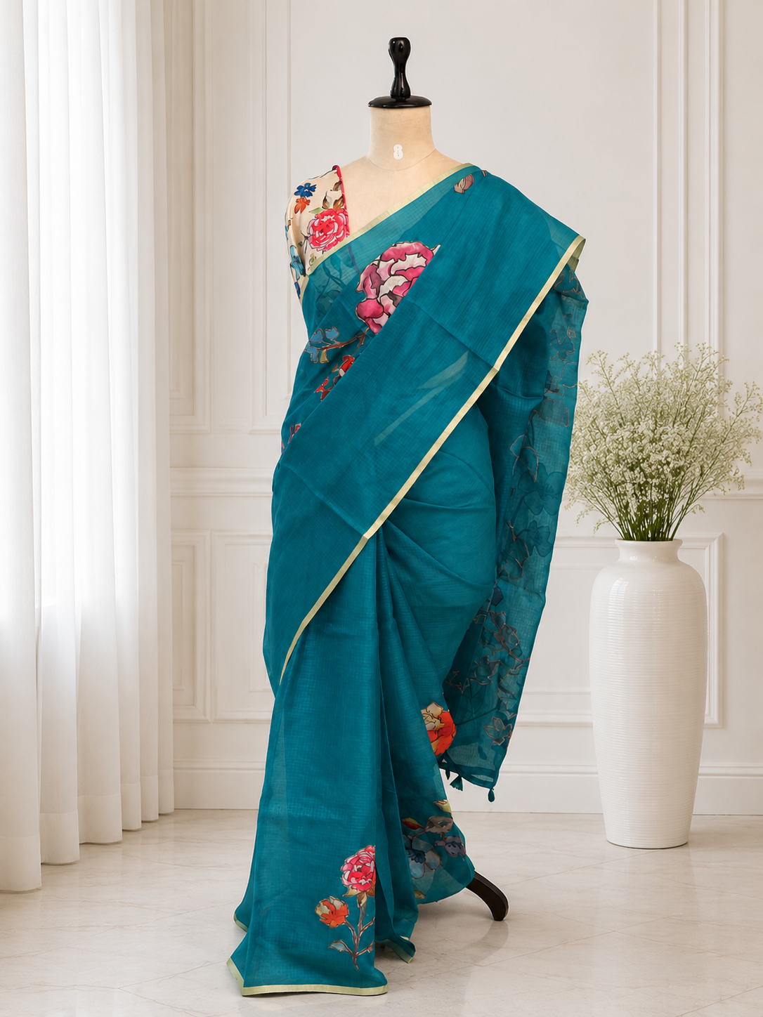 Silk Kota Applique