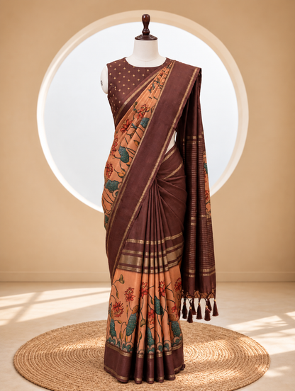 Viscose Digital Print Saree