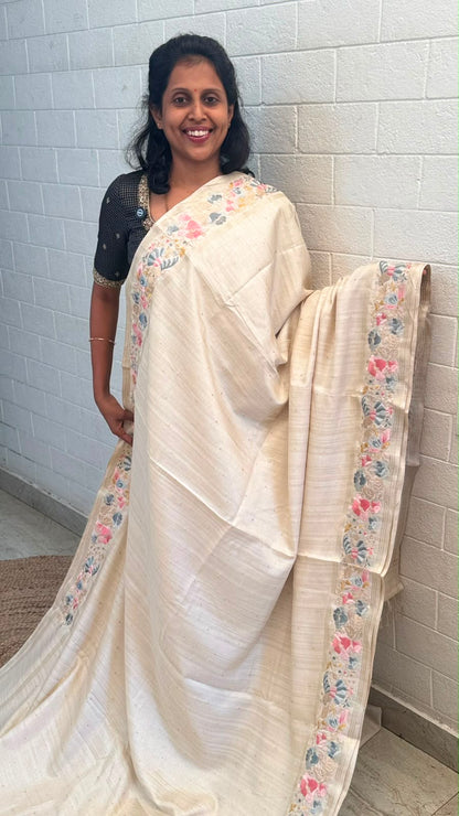 Blended Tussar Parsi Gara