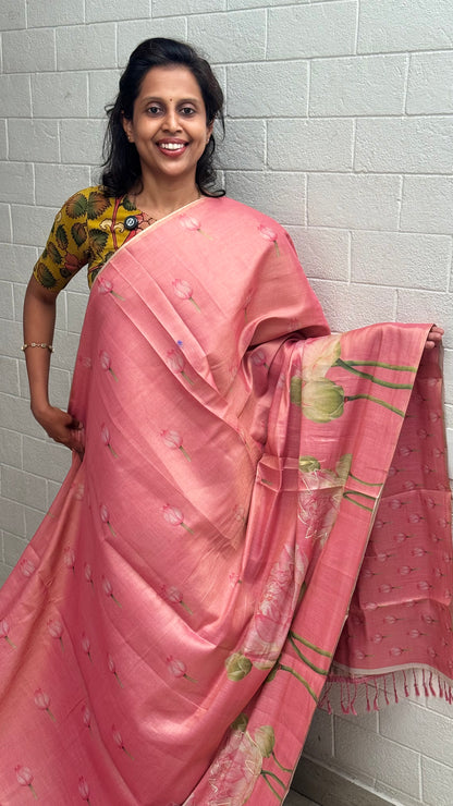 Linen Tissue Saree