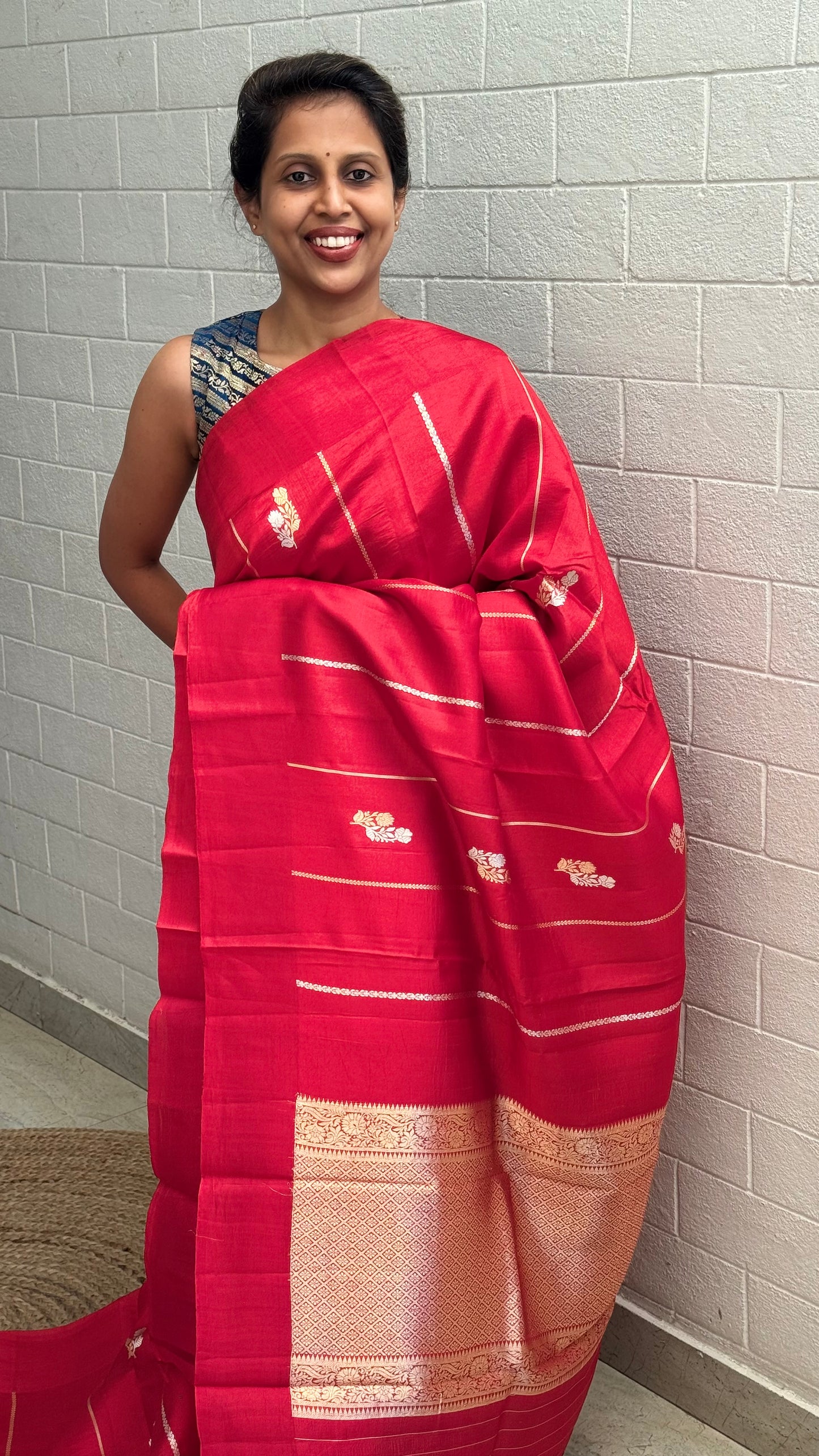Pure Raw Mango Khatan Silk Saree