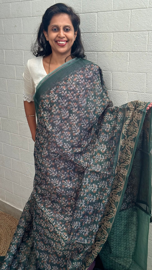 Organza Embroidery Saree