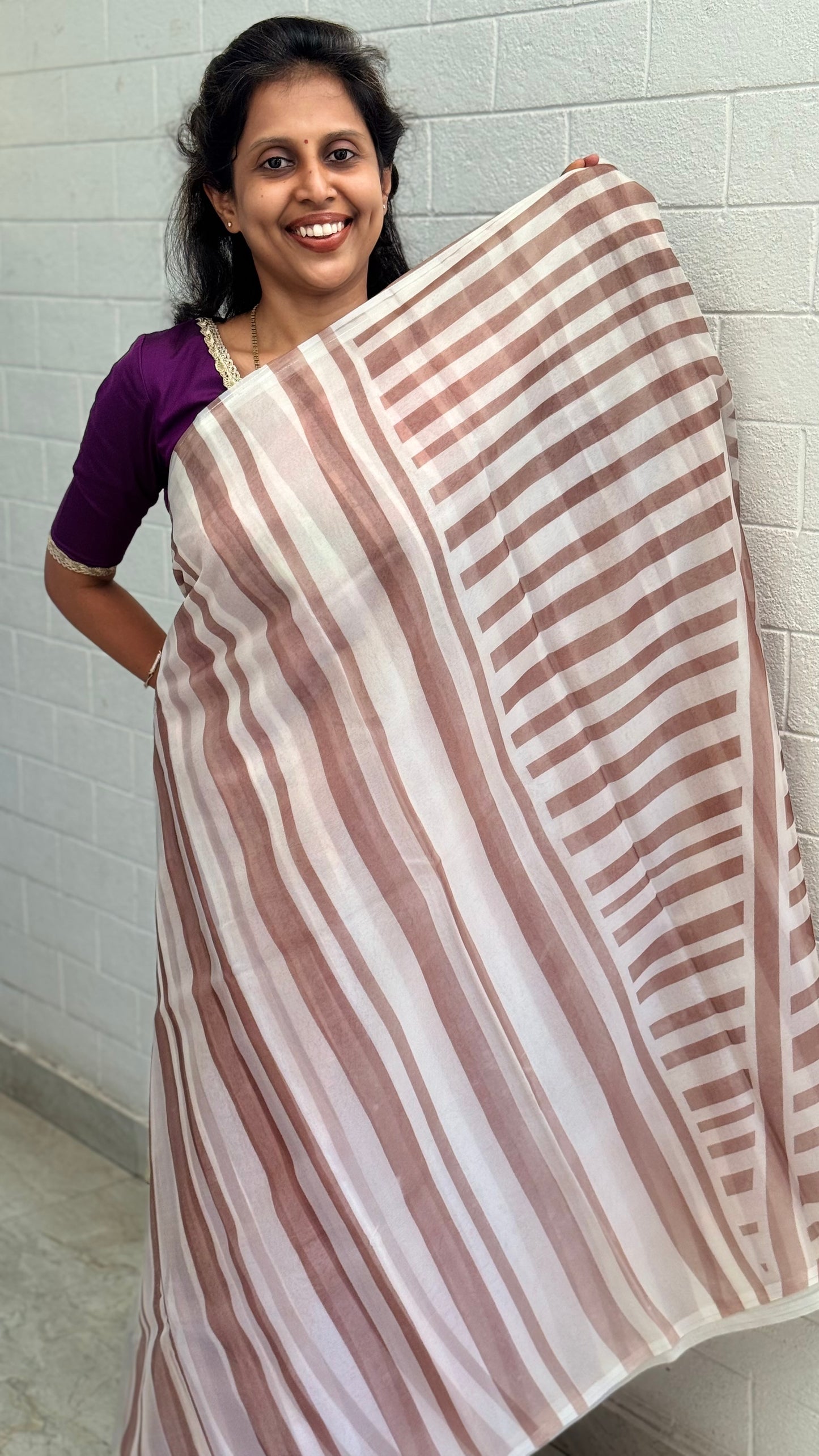 Organza Vertical Line