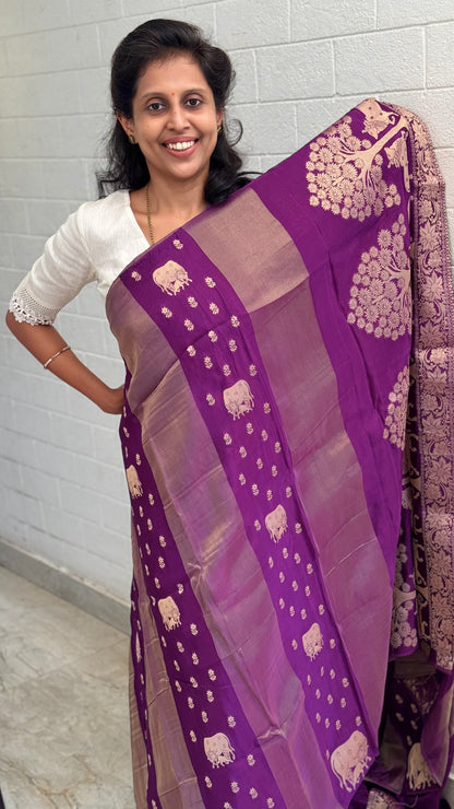 Viscose Pichwai Border