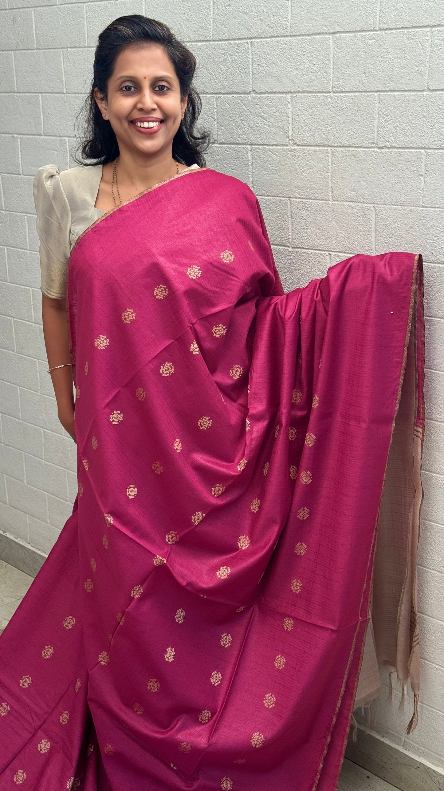 Chanderi Butta Saree