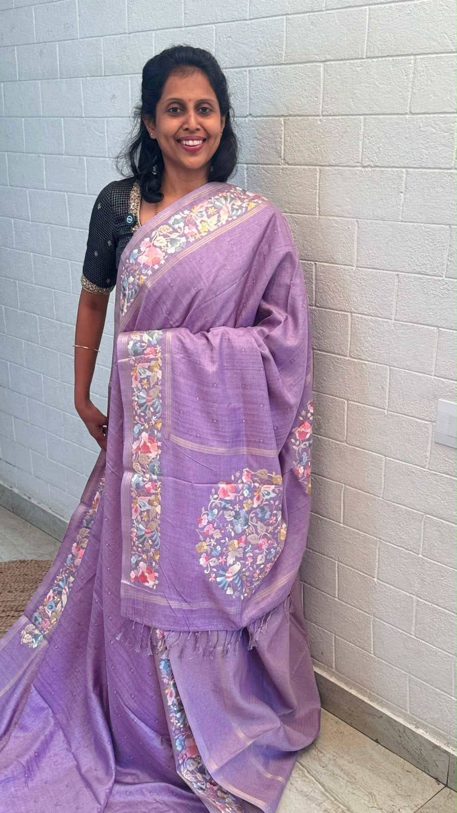 Blended Tussar Parsi Gara