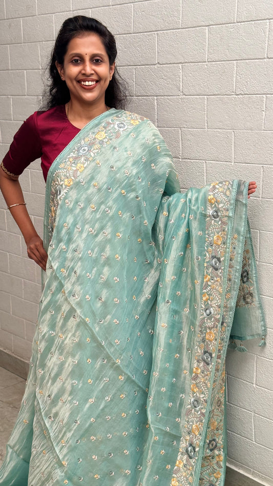 Handwoven Organza Applique