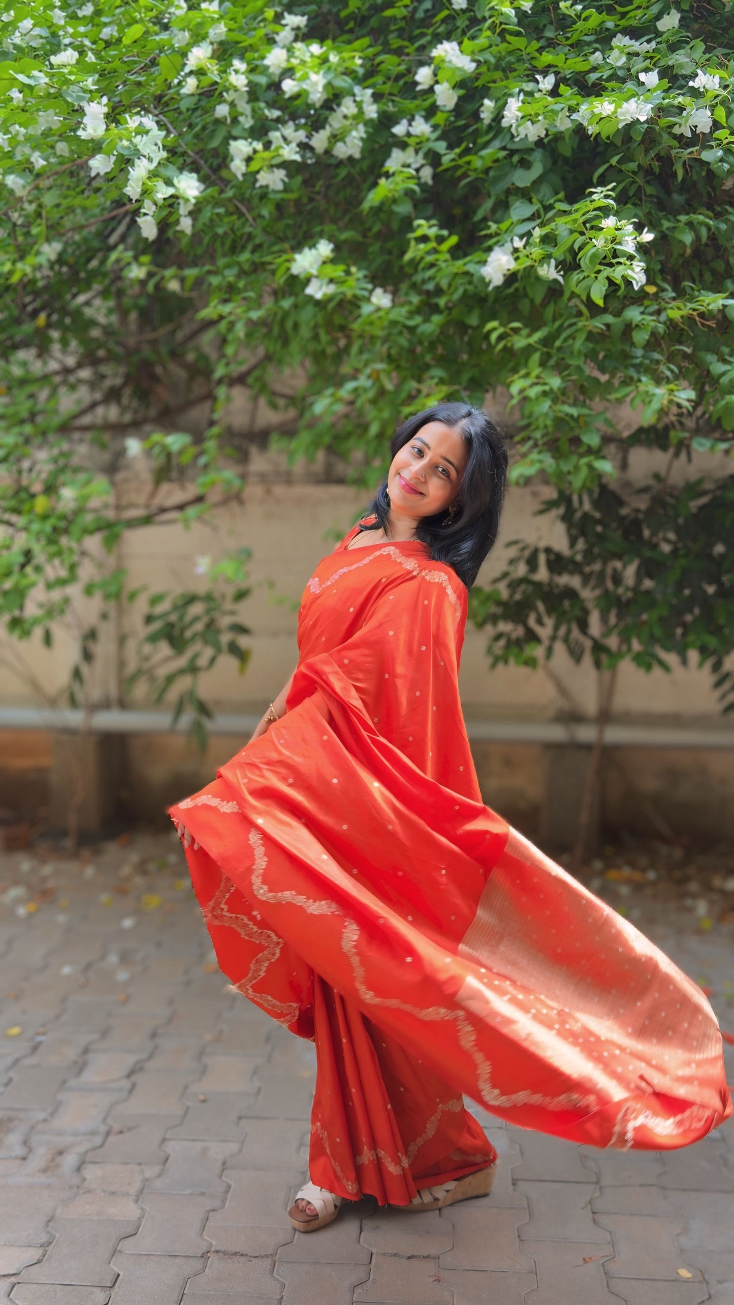 Helen Viscose Orange