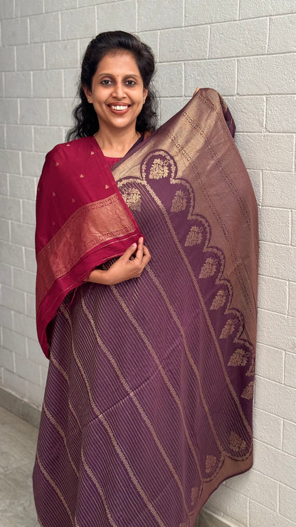 Georgette Contrast