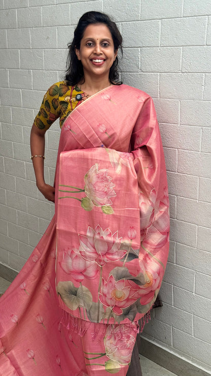 Linen Tissue Saree